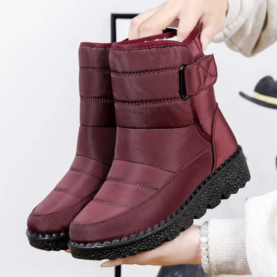 Botas de nieve impermeables y antideslizantes para mujer.
