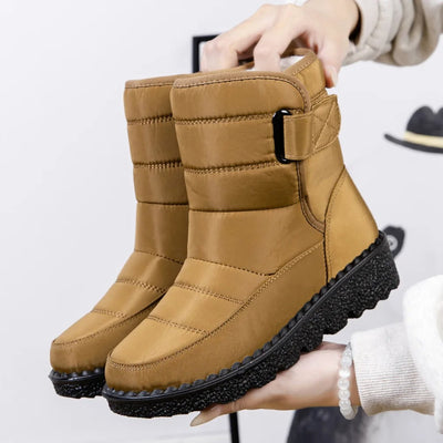 Botas de nieve impermeables y antideslizantes para mujer.