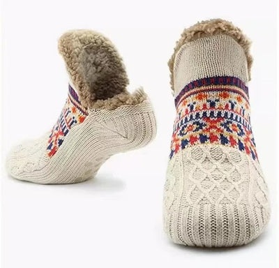 Chaussettes d'hiver antidérapantes pour l'intérieur