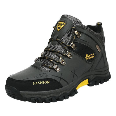 Zapatillas de cuero impermeables para hombre