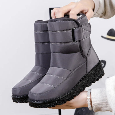 Botas de nieve impermeables y antideslizantes para mujer.