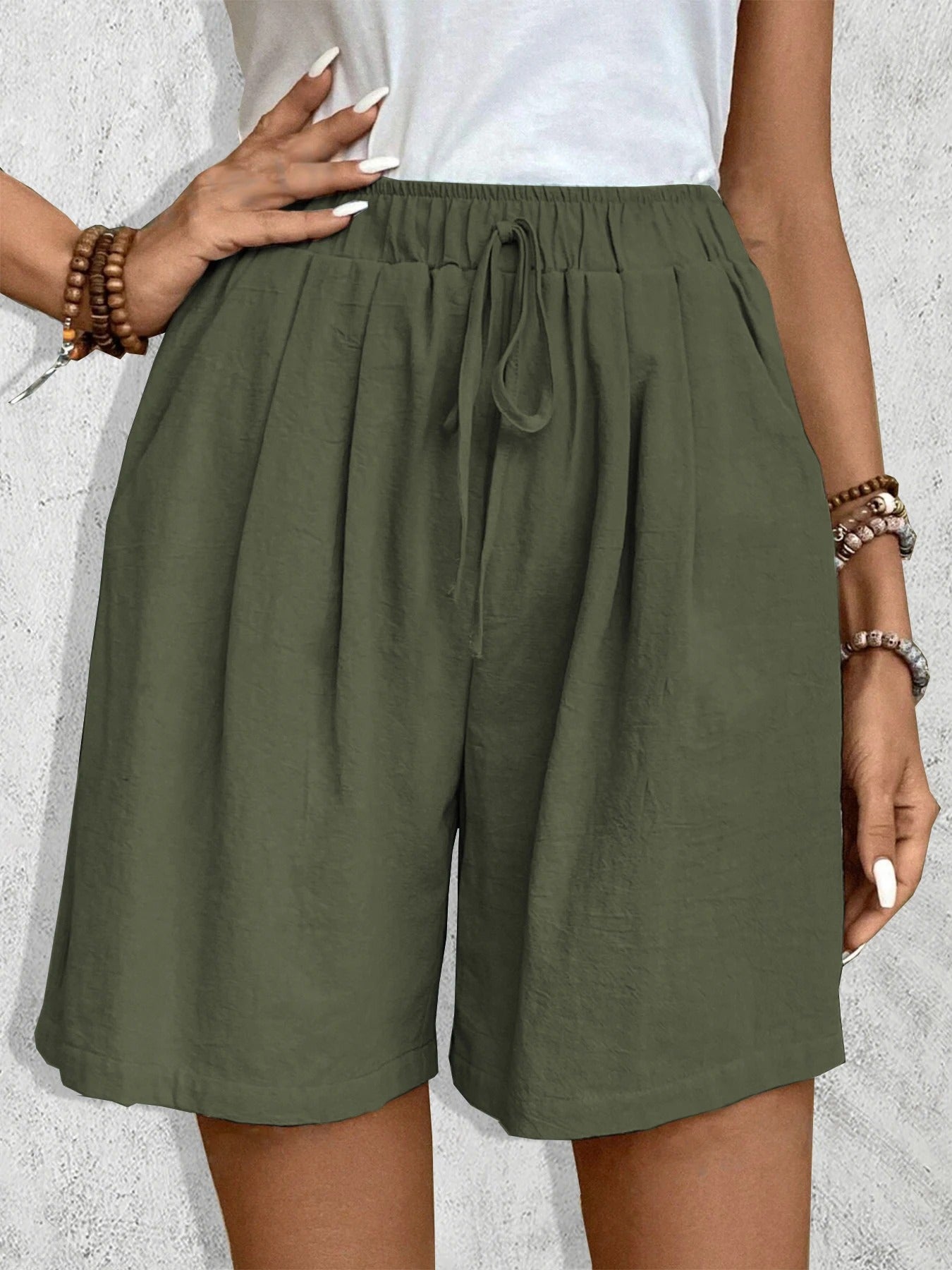 Flora - Pantaloncini alla moda con vita alta