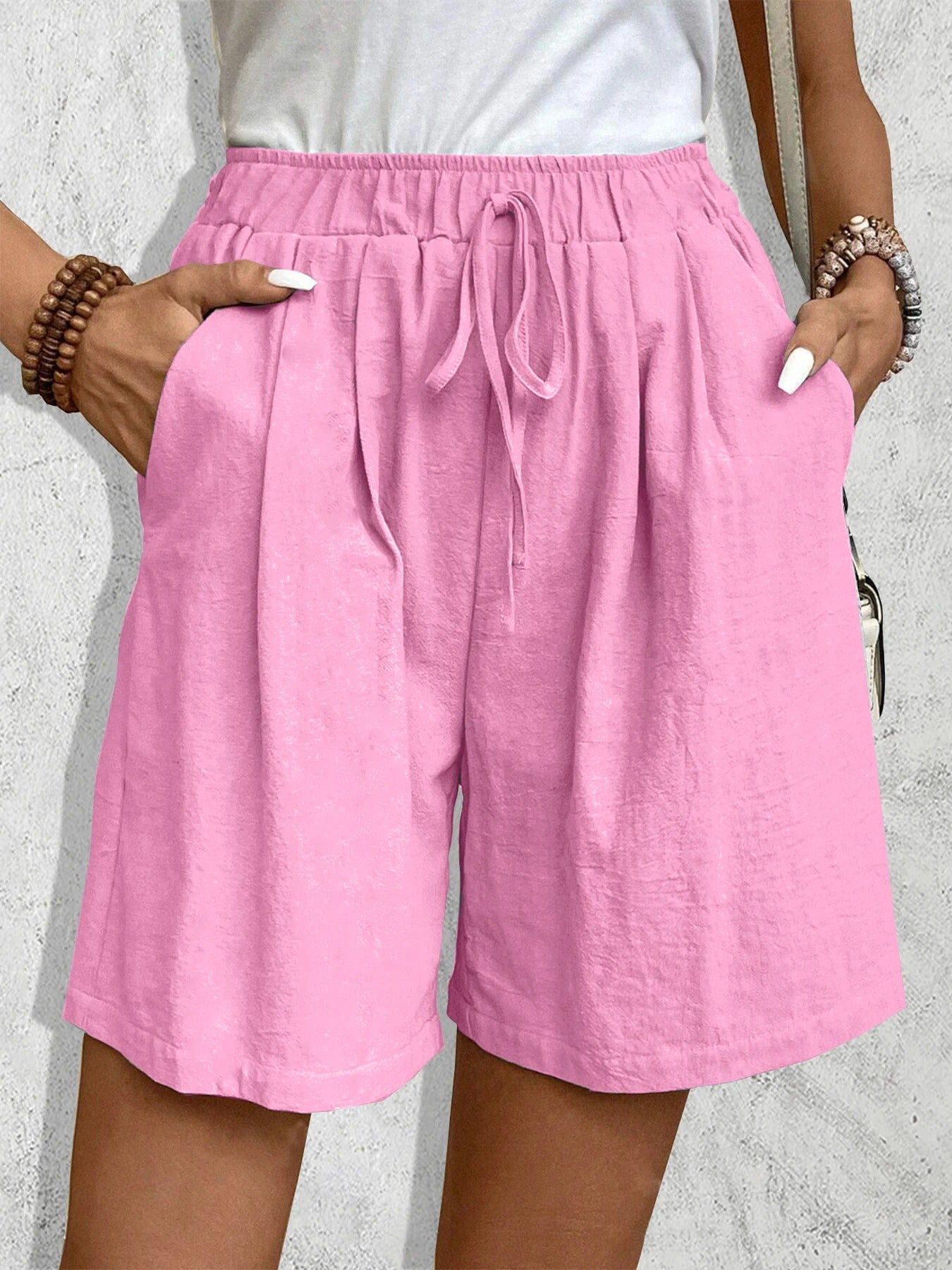 Flora - Pantaloncini alla moda con vita alta