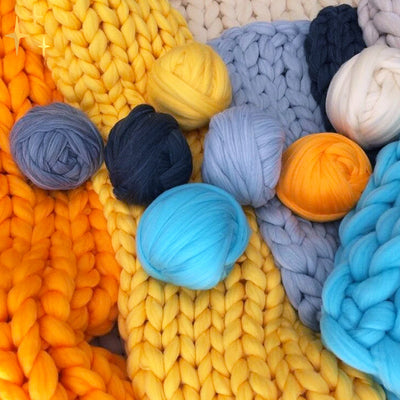 Set per lavorare a maglia in lana WinterWarm - Accogliente e coccoloso