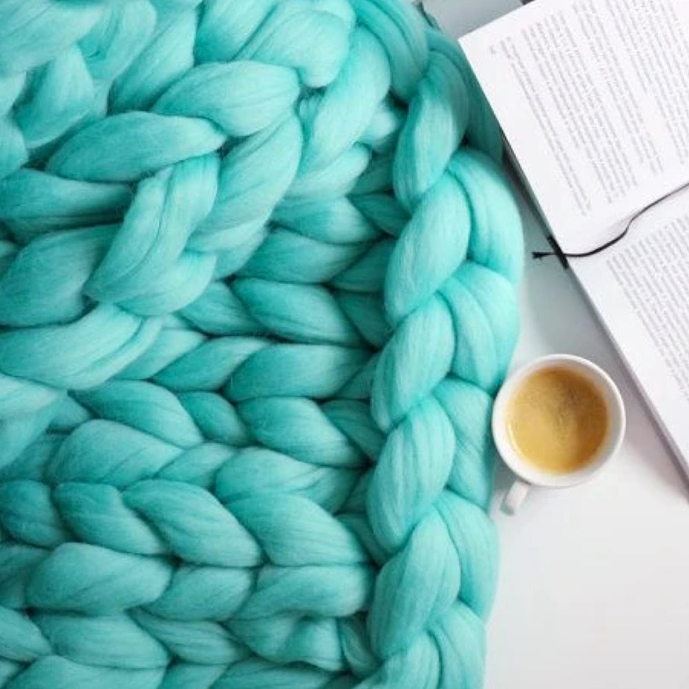 Set per lavorare a maglia in lana WinterWarm - Accogliente e coccoloso