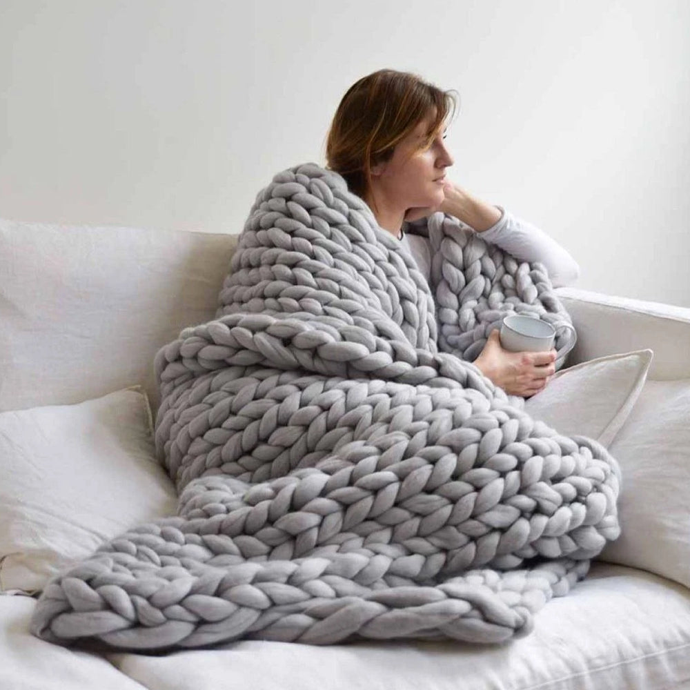 Set per lavorare a maglia in lana WinterWarm - Accogliente e coccoloso