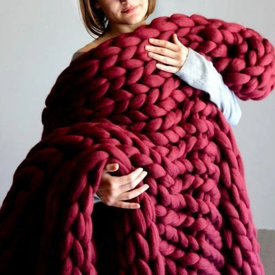 Set per lavorare a maglia in lana WinterWarm - Accogliente e coccoloso