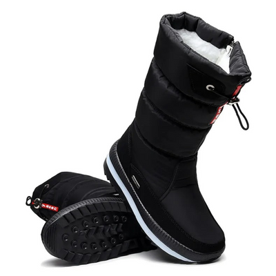 Botas de invierno gruesas y suaves para mujer.