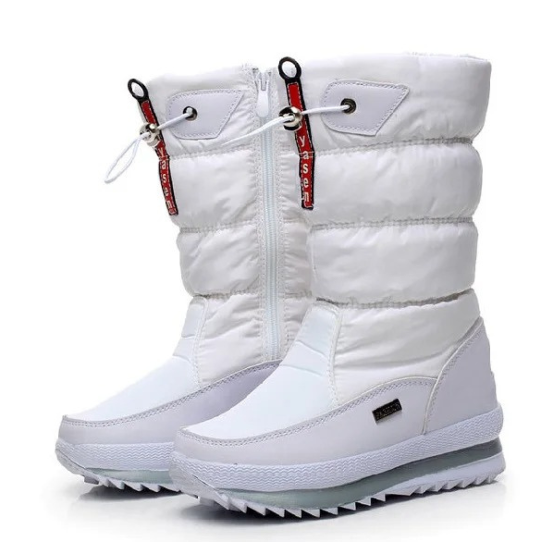 Botas de invierno gruesas y suaves para mujer.