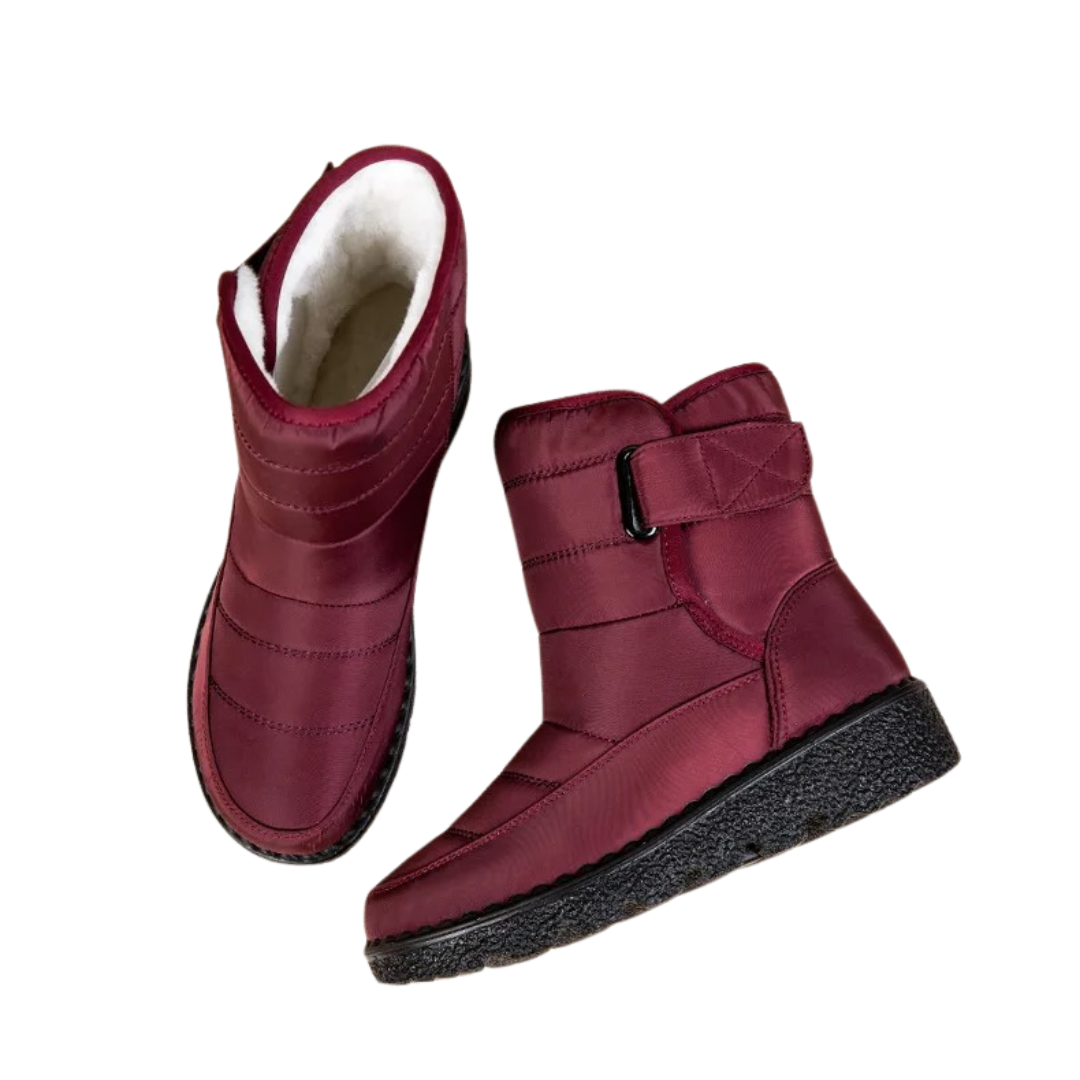 Botas de nieve impermeables y antideslizantes para mujer.