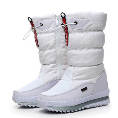 Botas de invierno gruesas y suaves para mujer.