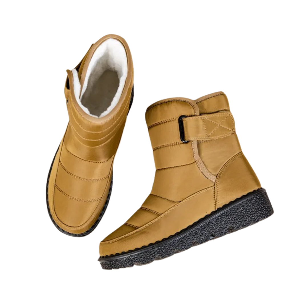 Botas de nieve impermeables y antideslizantes para mujer.