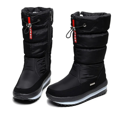 Botas de invierno gruesas y suaves para mujer.