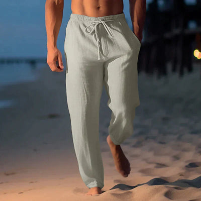 Pantalones de lino de verano para hombre - Naville